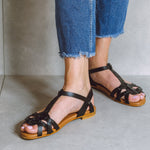 Load image into Gallery viewer, Loa Black Sandals
