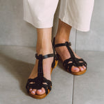 Load image into Gallery viewer, Loa Black Sandals
